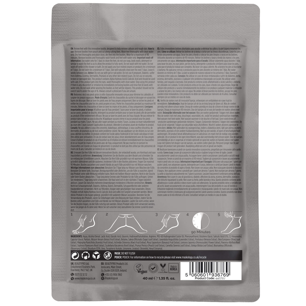 Beauty Pro Foot & Callus Peel Treatment Mask
