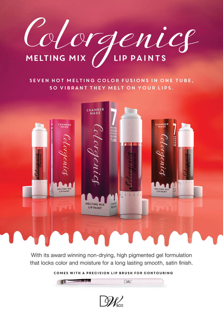 Dreamweave Colorgenics - Melting Mix Lip Paints - Coded Prisim - Chambermade